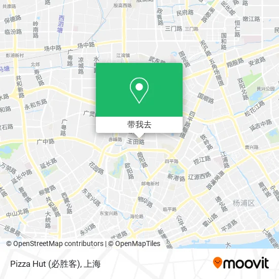 Pizza Hut (必胜客)地图