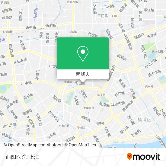 曲阳医院地图