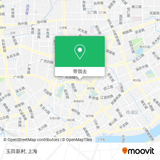 玉田新村地图
