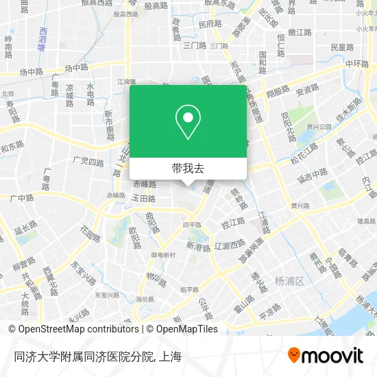 同济大学附属同济医院分院地图