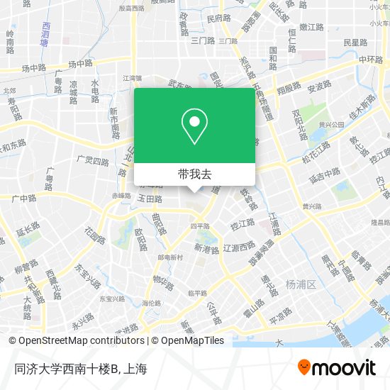 同济大学西南十楼B地图