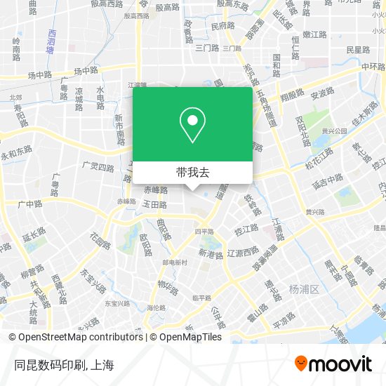 同昆数码印刷地图