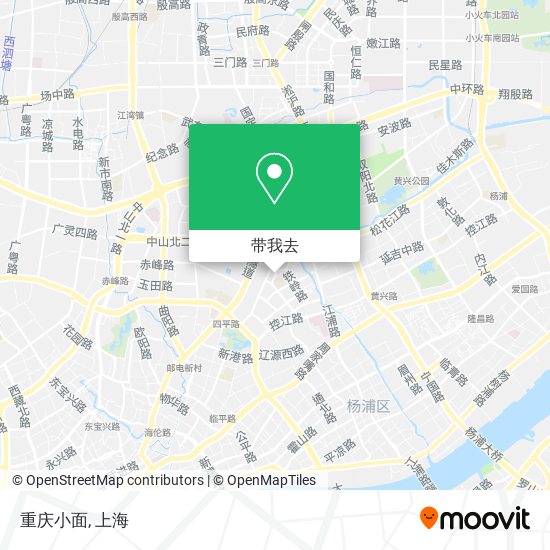 重庆小面地图