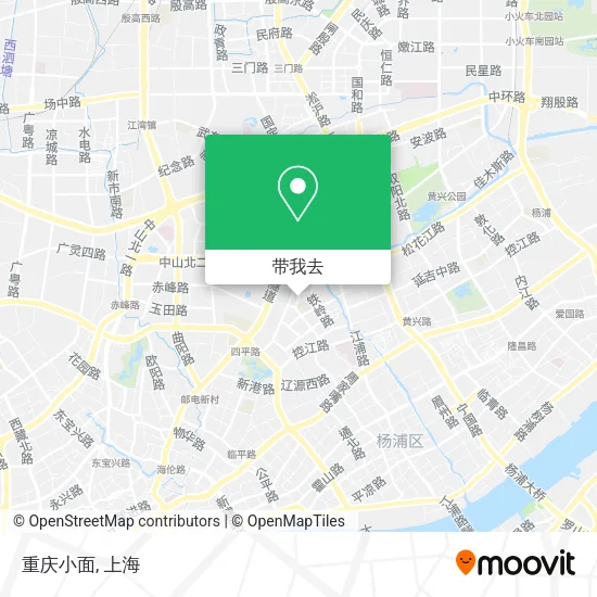 重庆小面地图