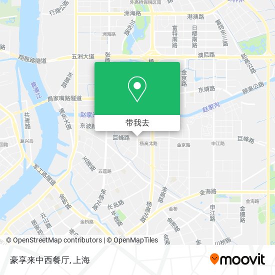 豪享来中西餐厅地图
