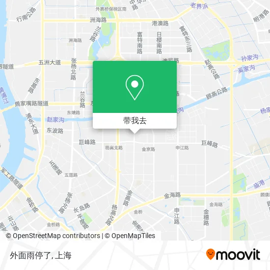 外面雨停了地图