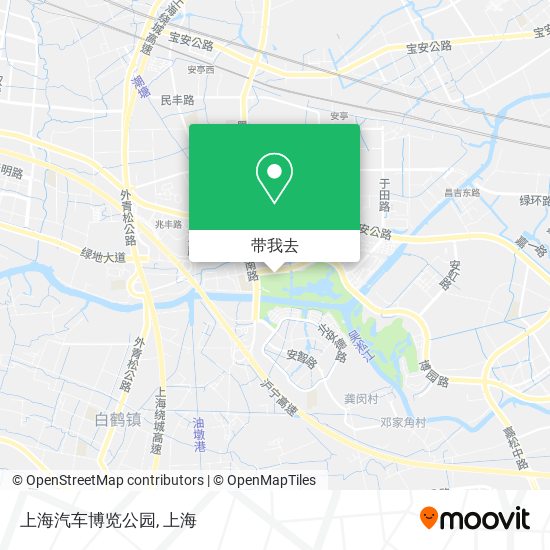 上海汽车博览公园地图