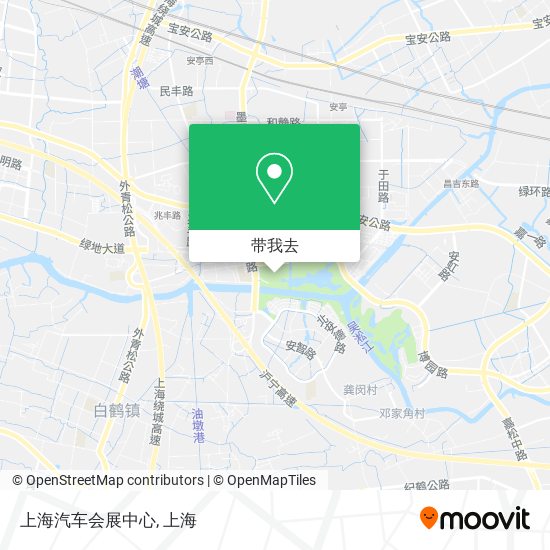 上海汽车会展中心地图