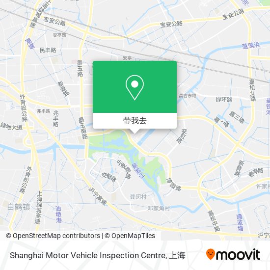 Shanghai Motor Vehicle Inspection Centre地图