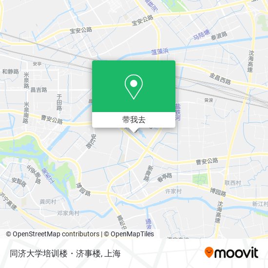 同济大学培训楼・济事楼地图