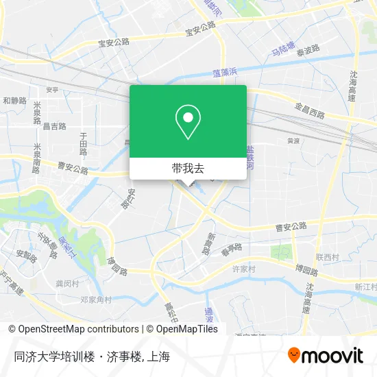 同济大学培训楼・济事楼地图
