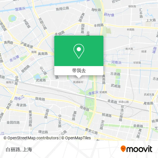 白丽路地图