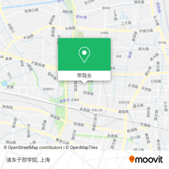 浦东干部学院地图