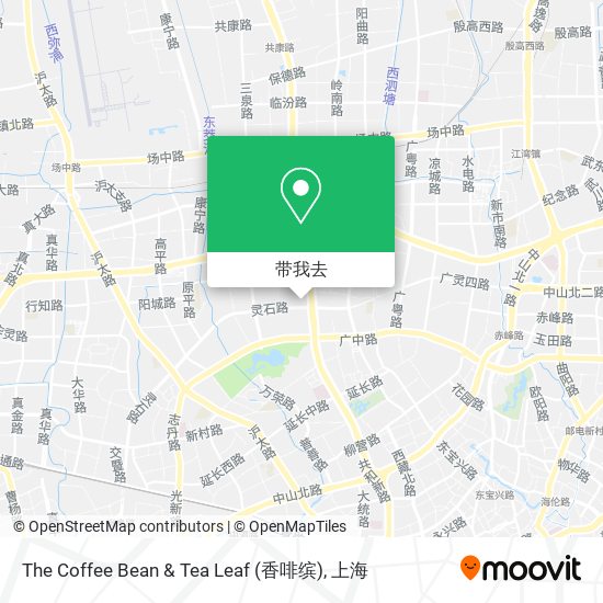 The Coffee Bean & Tea Leaf (香啡缤)地图