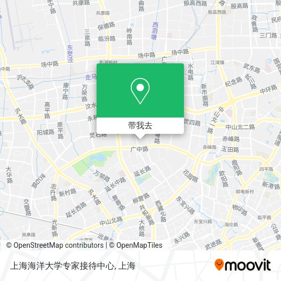 上海海洋大学专家接待中心地图