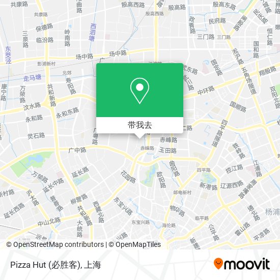Pizza Hut (必胜客)地图
