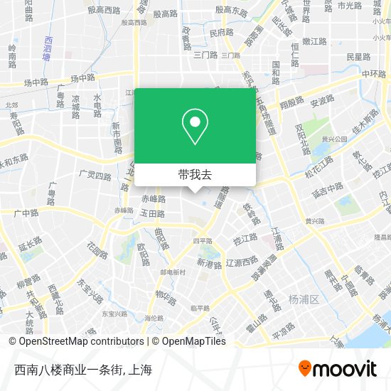 西南八楼商业一条街地图