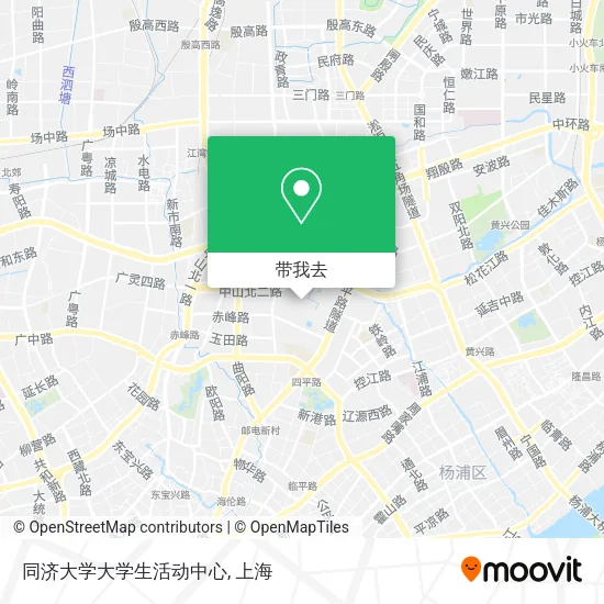 同济大学大学生活动中心地图