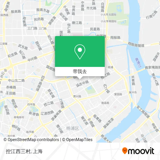 控江西三村地图