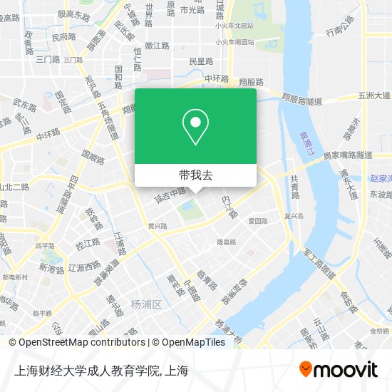 上海财经大学成人教育学院地图