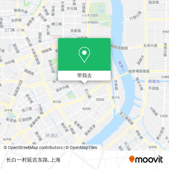 长白一村延吉东路地图