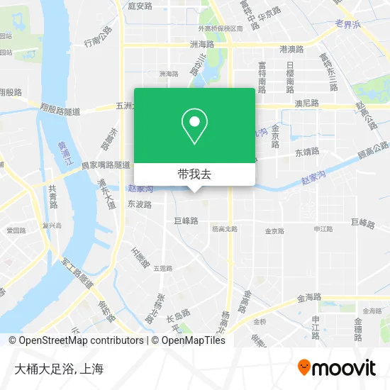 大桶大足浴地图