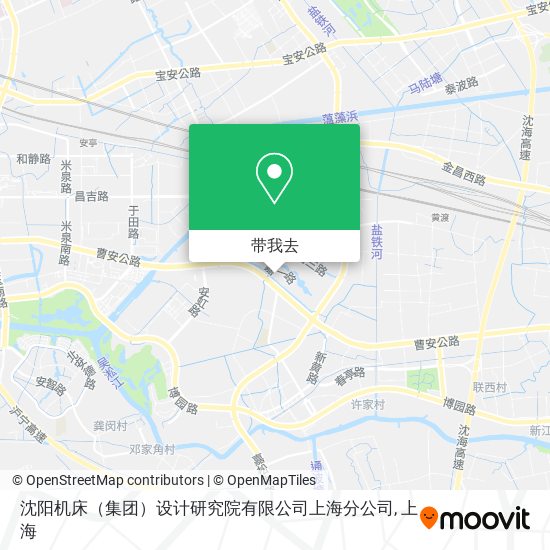 沈阳机床（集团）设计研究院有限公司上海分公司地图