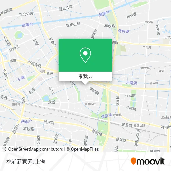 桃浦新家园地图