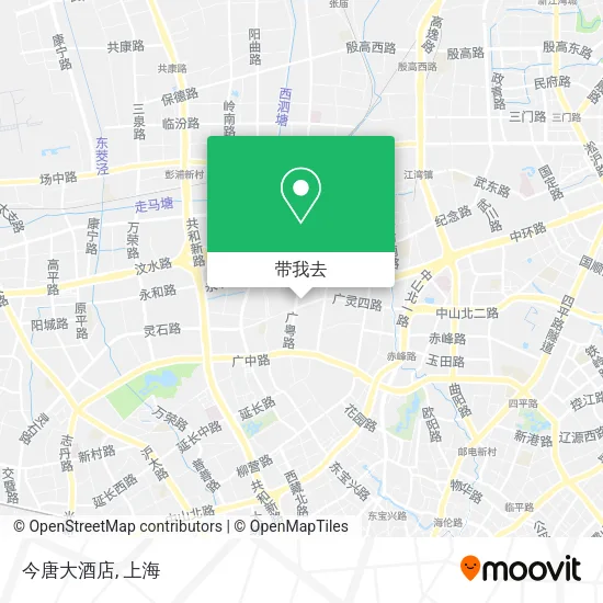 今唐大酒店地图