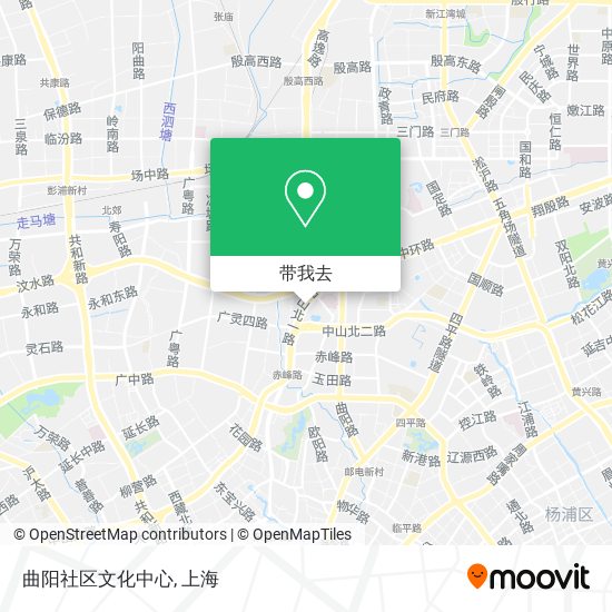 曲阳社区文化中心地图