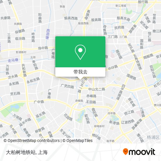 大柏树地铁站地图