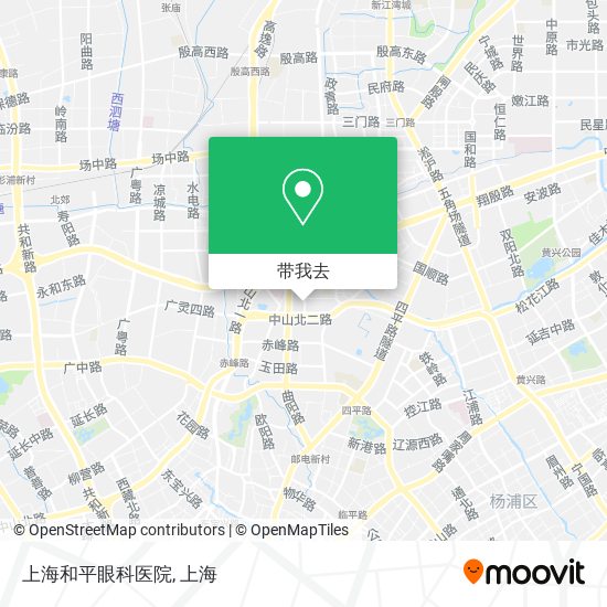 上海和平眼科医院地图