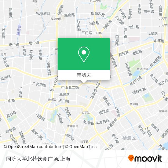 同济大学北苑饮食广场地图