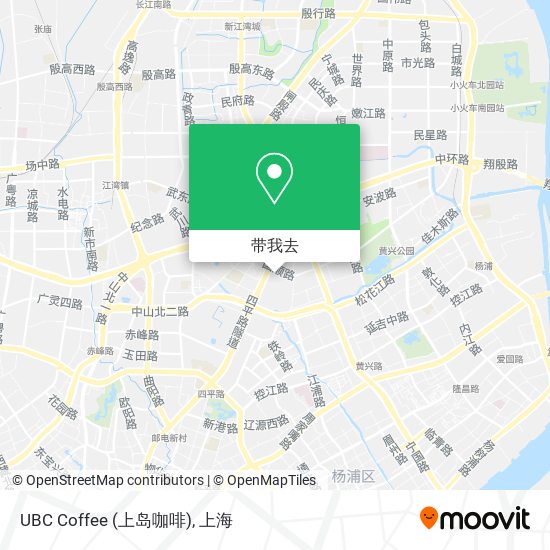 UBC Coffee (上岛咖啡)地图