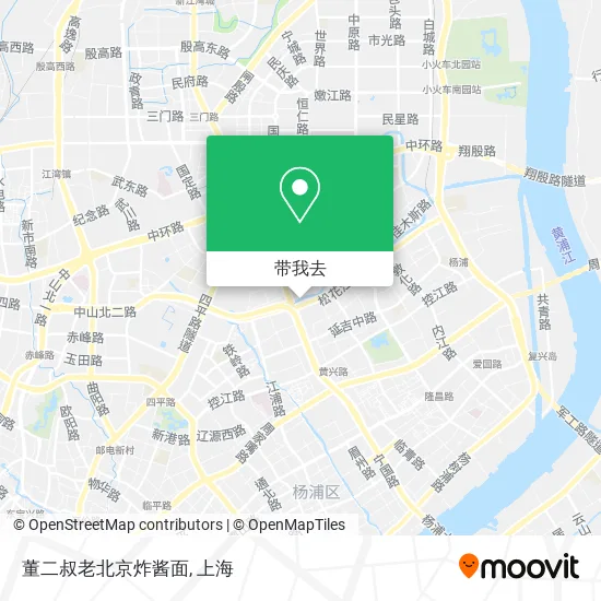董二叔老北京炸酱面地图