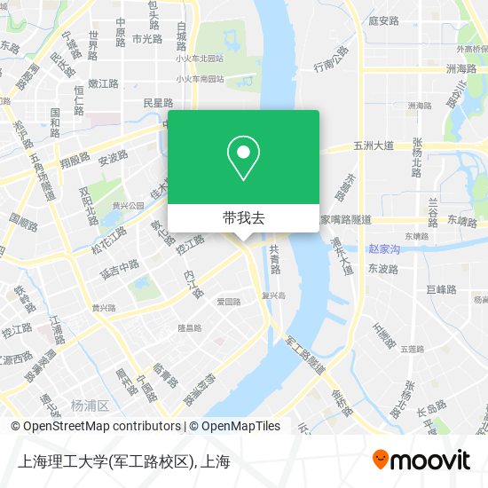 上海理工大学(军工路校区)地图