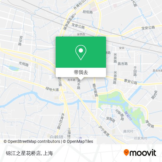 锦江之星花桥店地图