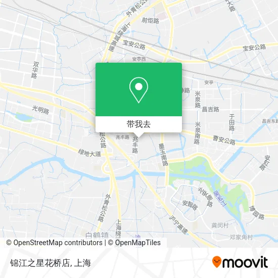 锦江之星花桥店地图