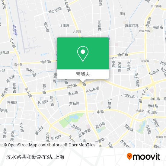 汶水路共和新路车站地图
