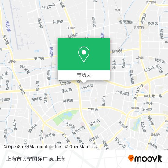 上海市大宁国际广场地图