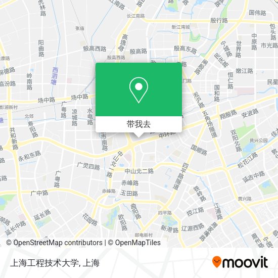 上海工程技术大学地图