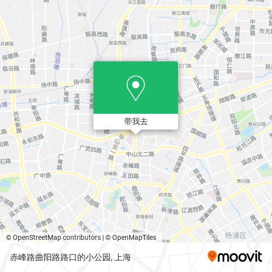 赤峰路曲阳路路口的小公园地图