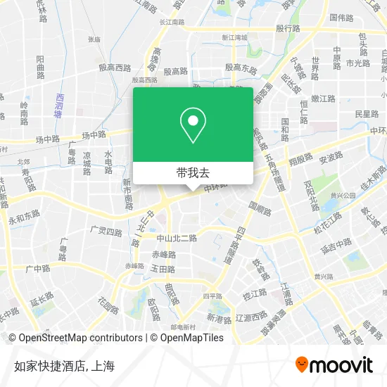 如家快捷酒店地图