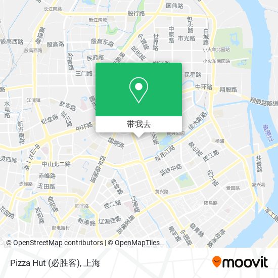 Pizza Hut (必胜客)地图