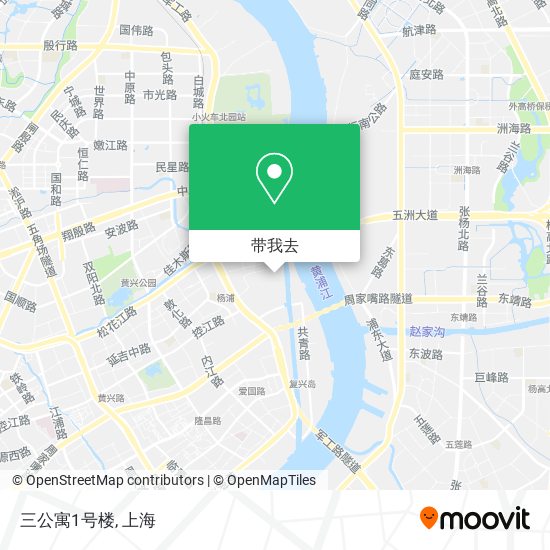 三公寓1号楼地图