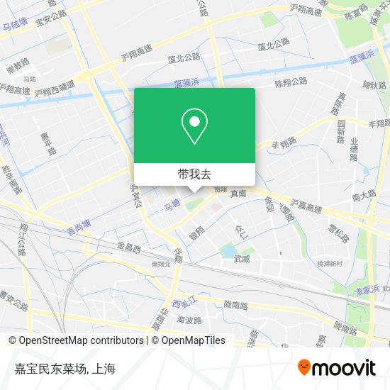 嘉宝民东菜场地图