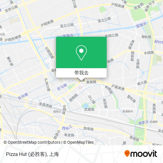Pizza Hut (必胜客)地图