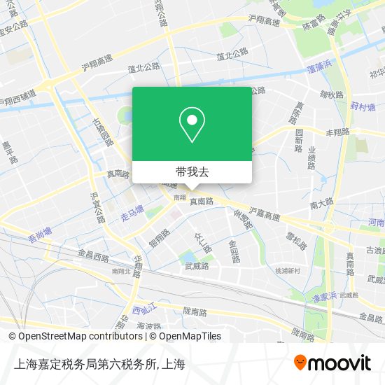 上海嘉定税务局第六税务所地图