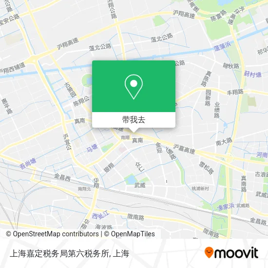 上海嘉定税务局第六税务所地图