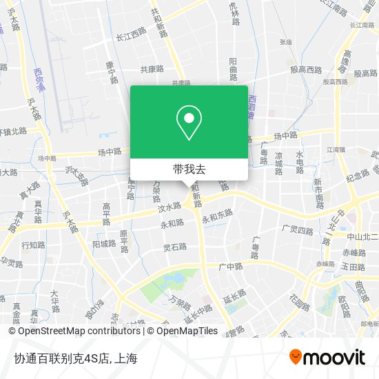 协通百联别克4S店地图